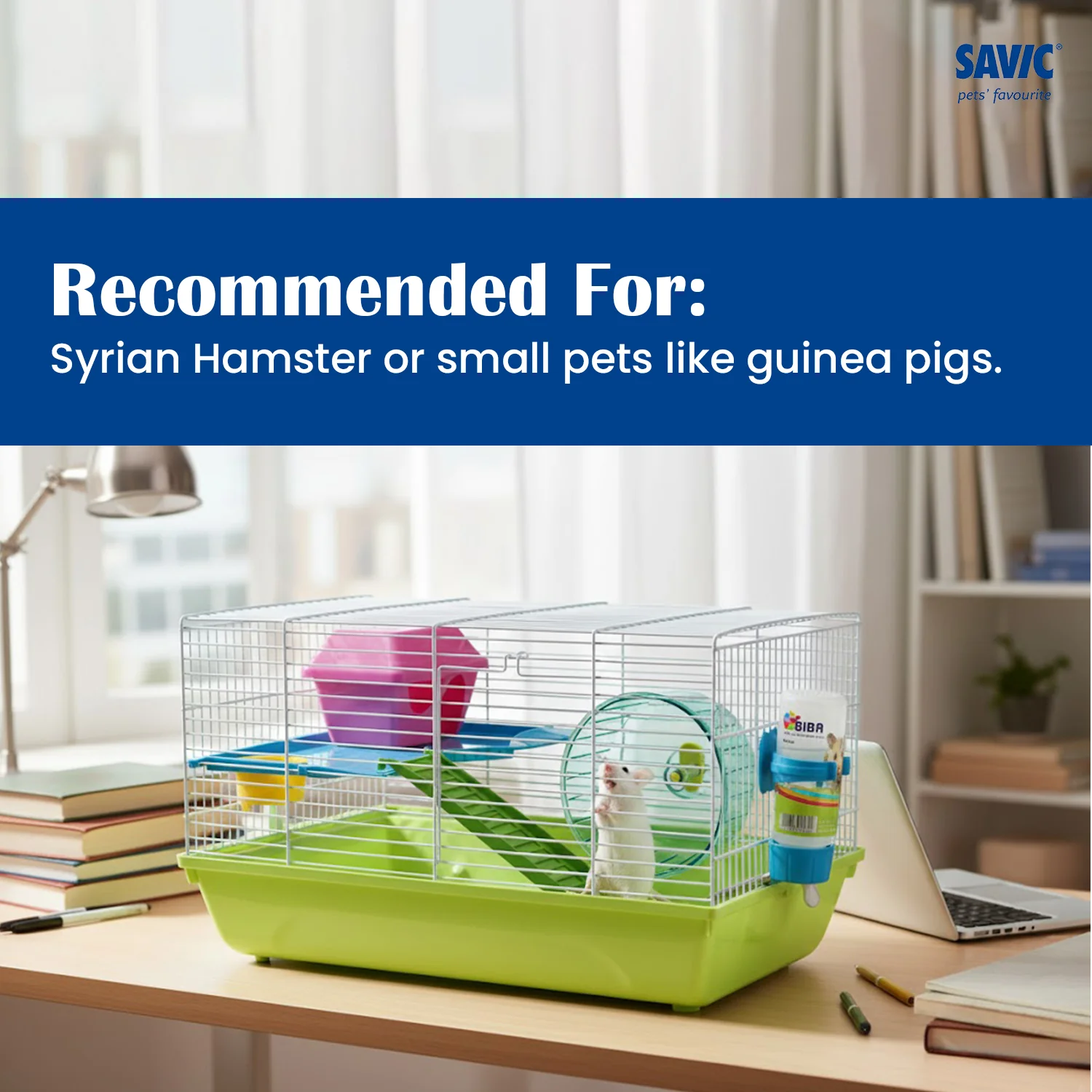 Savic Martha Double Cage for Hamsters and Guniea Pigs - Image 5