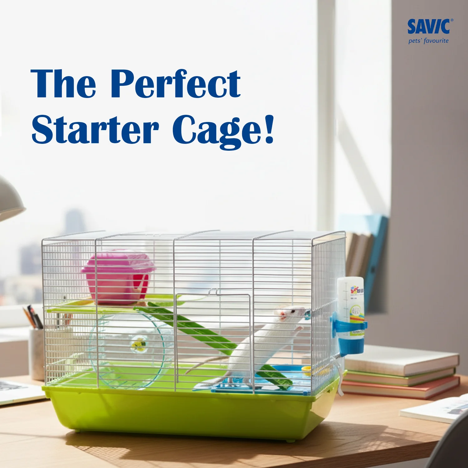 Savic Martha Triple Cage for Hamsters and Guniea Pigs - Image 2