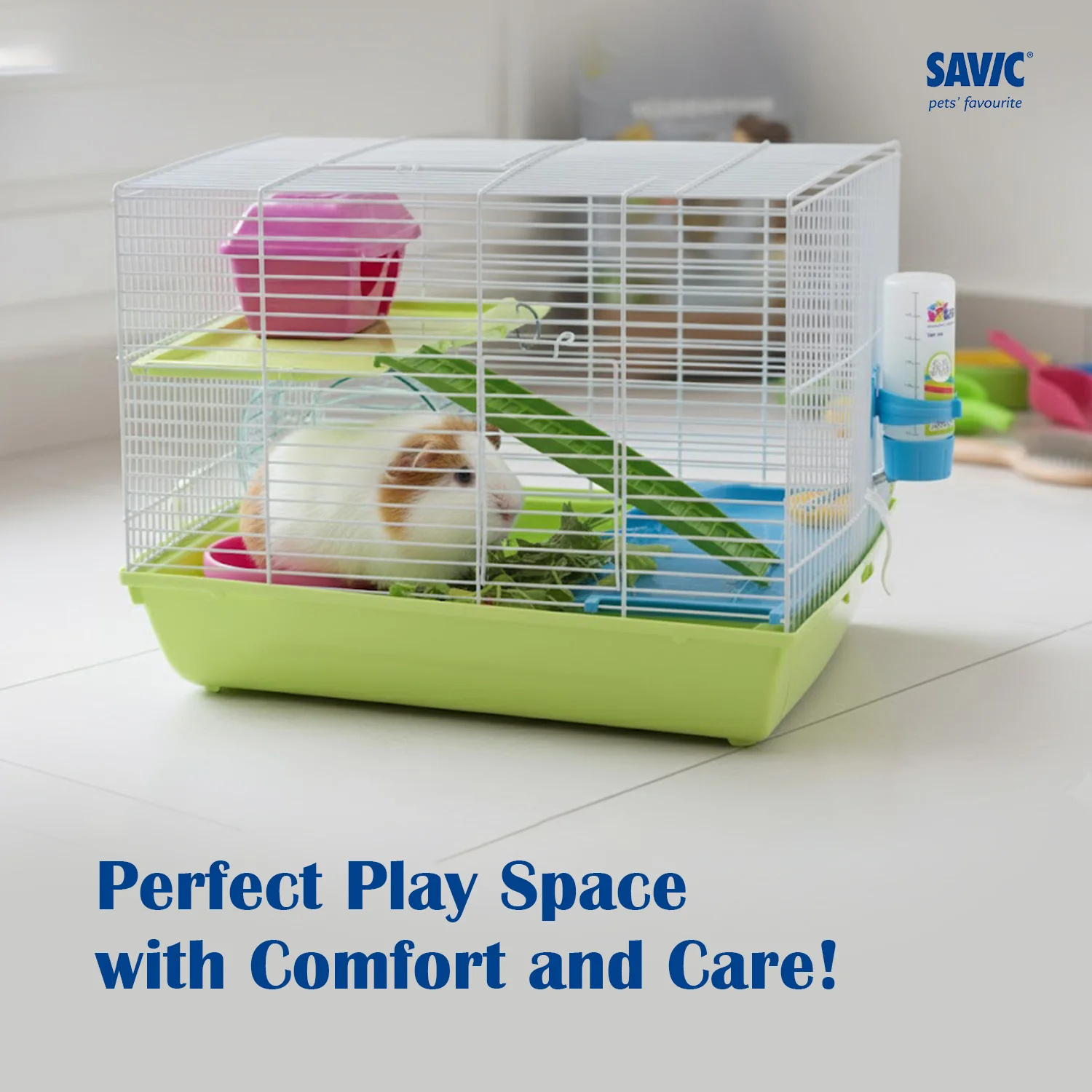 Savic Martha Triple Cage for Hamsters and Guniea Pigs - Image 7