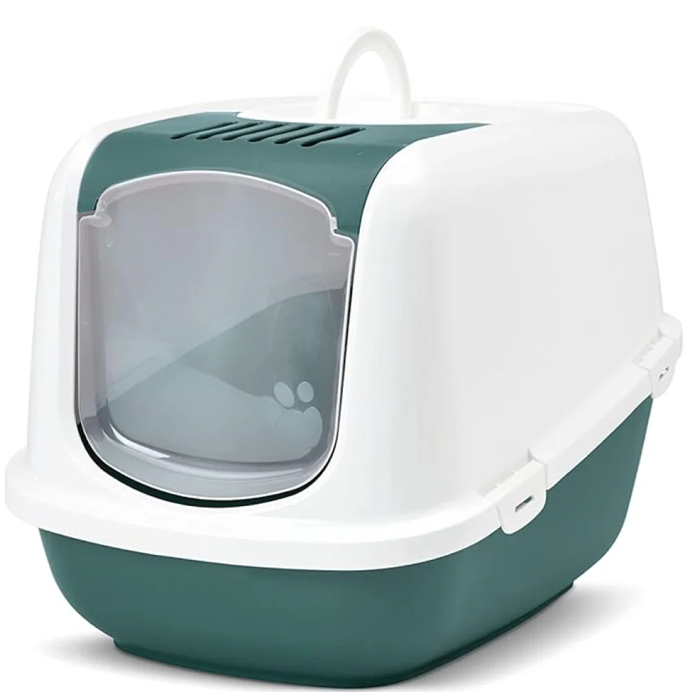 Savic Nestor Jumbo Toilet Home for Cats (Nordic Green)