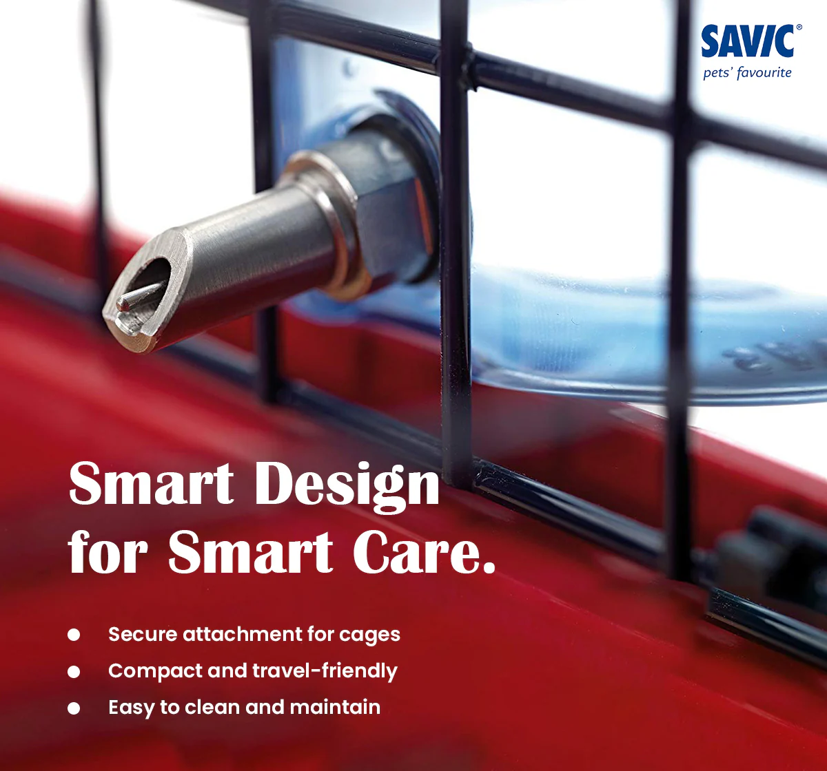 Savic Source Deluxe Drink Bottle for Hamsters and Rabbits - Image 4