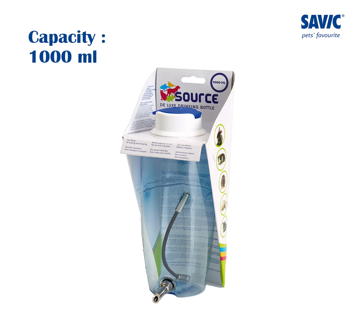 Savic Source Deluxe Drink Bottle for Hamsters and Rabbits - Image 7
