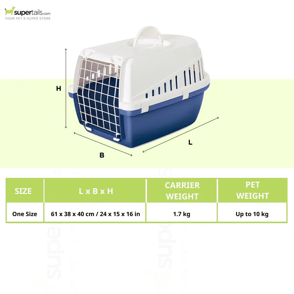 Savic Trotter 3 IATA Approved Travel Carrier for Dogs and Cats (Dark Grey) - Image 3
