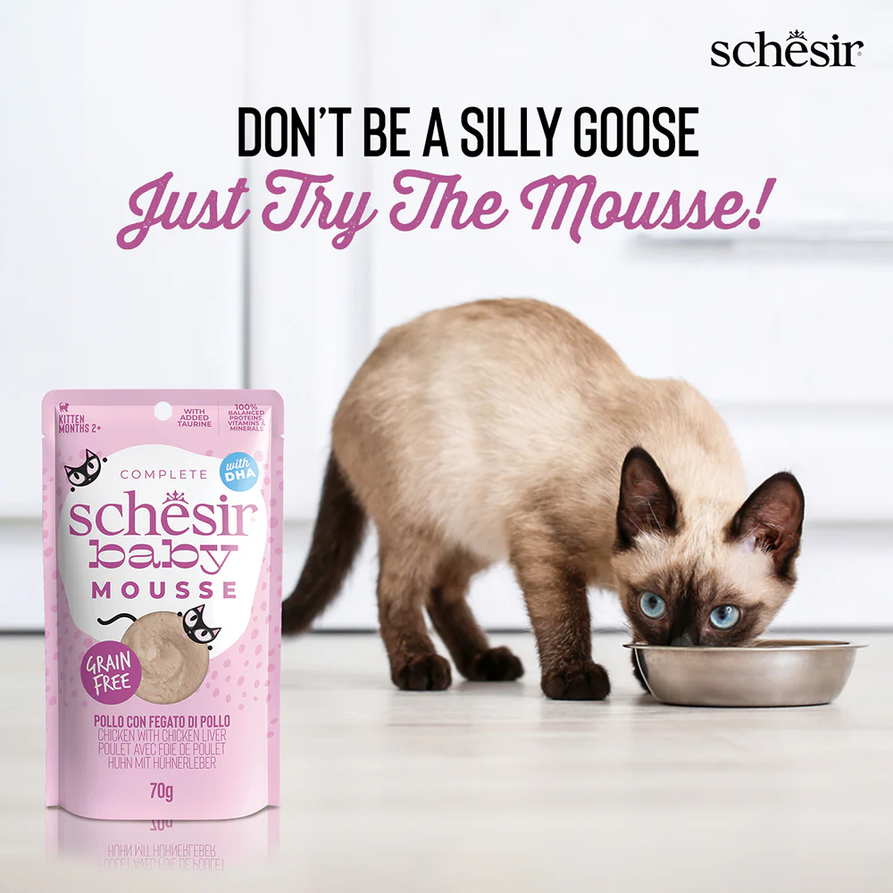 Schesir Baby Chicken and Liver Mousse Kitten Cat Wet Food - Image 5