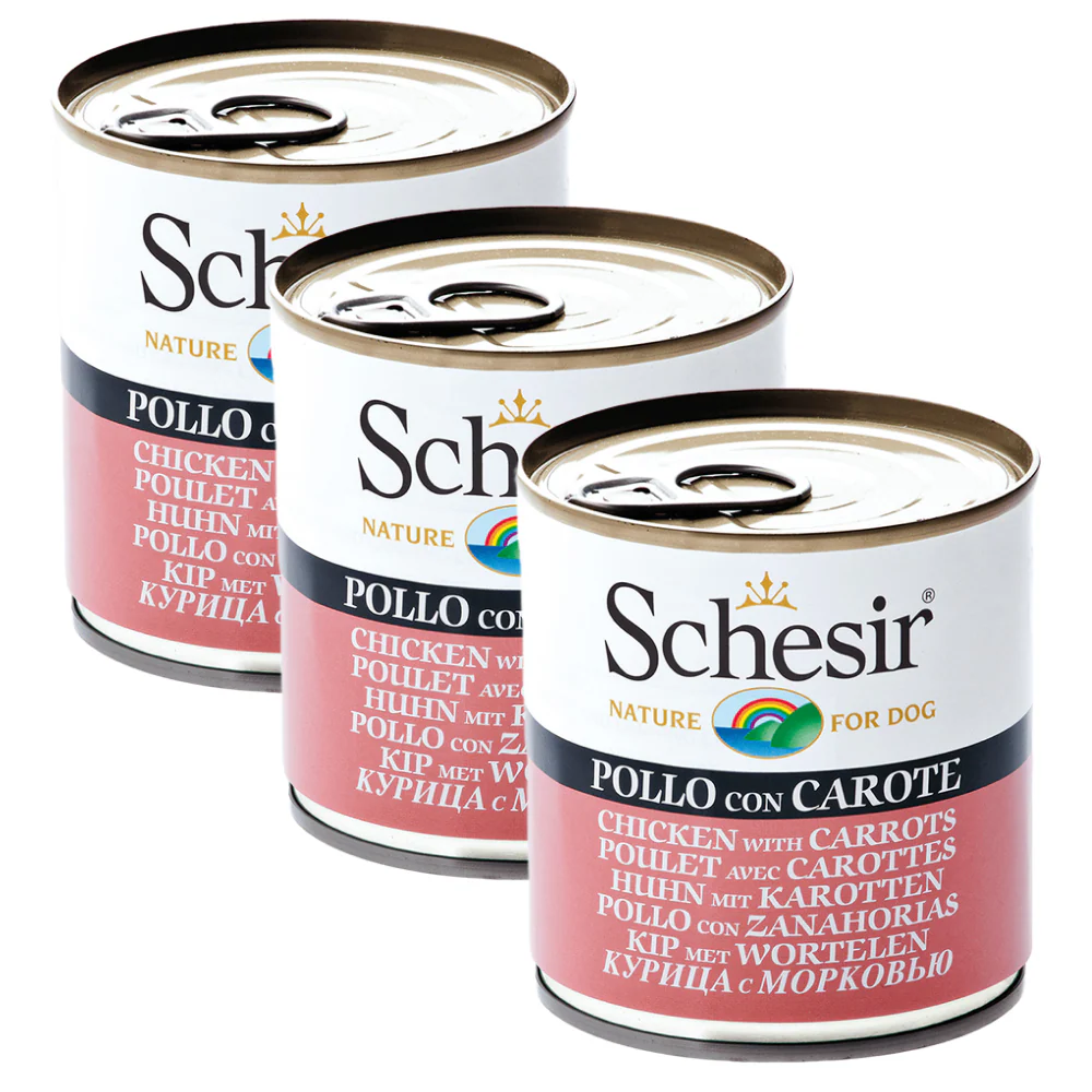 Schesir Chicken & Rice with Carrot in Jelly Dog Wet Food - Image 7