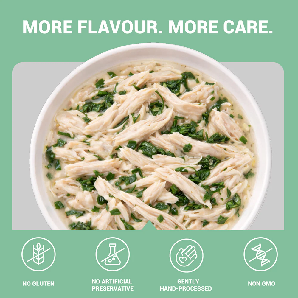 Schesir Chicken & Rice with Spinach in Jelly Dog Wet Food - Image 3