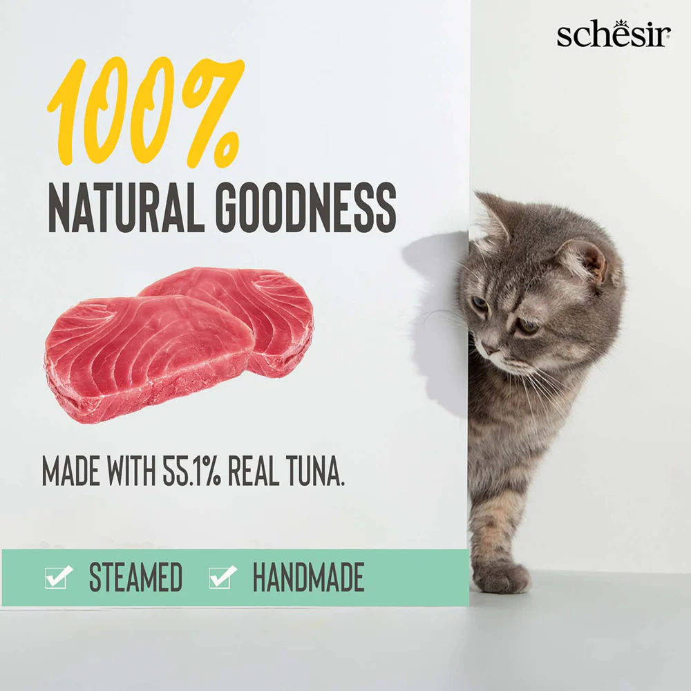 Schesir Tuna in Jelly Adult Cat Wet Food - Image 3