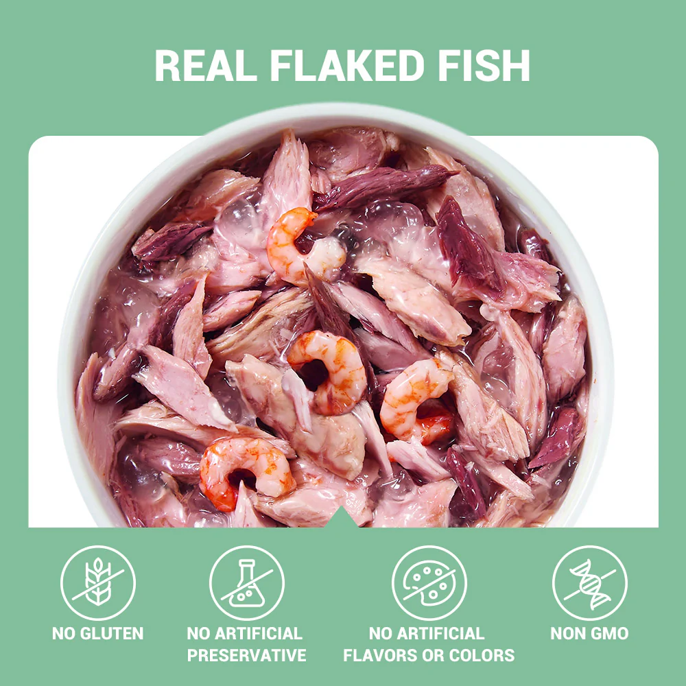 Schesir Tuna In Jelly with Shrimp Adult Cat Wet Food - Image 2