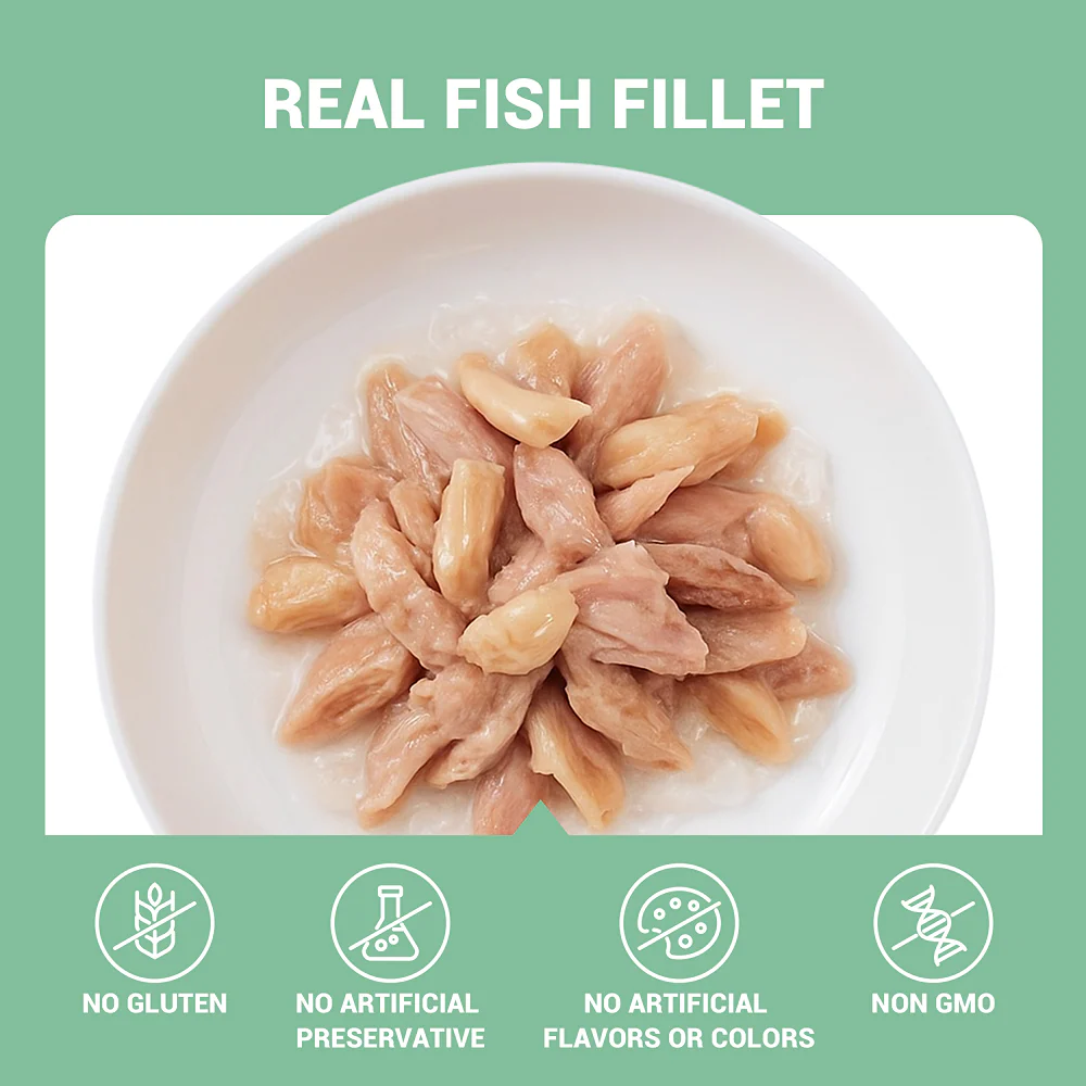 Schesir Tuna Whole Meat Salmon Rice in Jelly Adult Cat Wet Food - Image 2