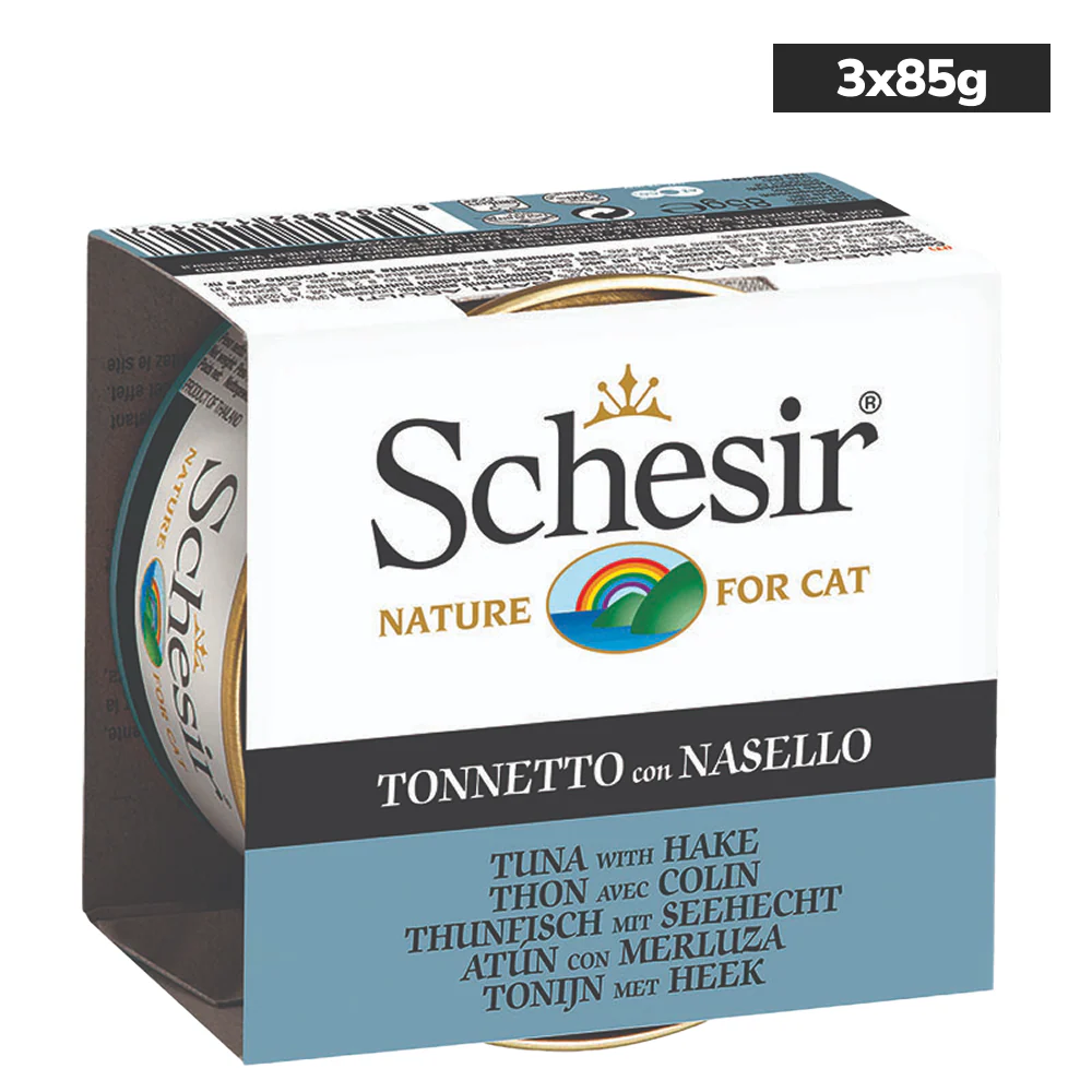 Schesir Tuna Whole Meat with Hake in Jelly Cat Wet Food - Image 7