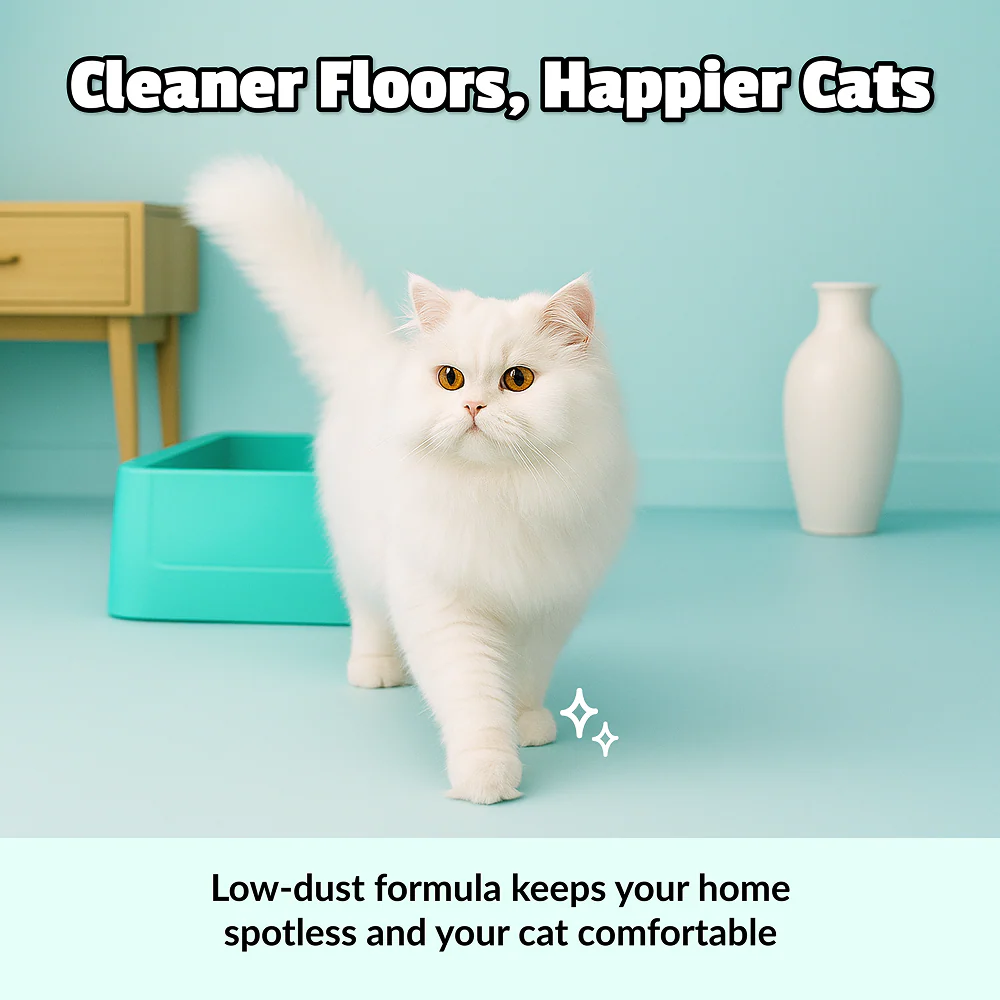 Scoopy Cat Litter | Lavender Scented | 100% Natural Indian Brown Sand (10kg) - Image 8