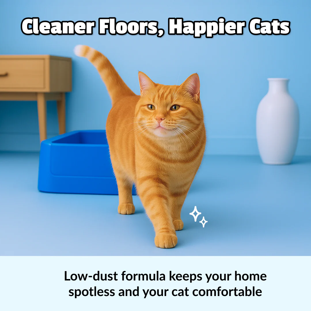 Scoopy Cat Litter | Lavender Scented | Quick Clumping | 100% Natural Bentonite White Sand (Buy 1 Get 1) - Image 8