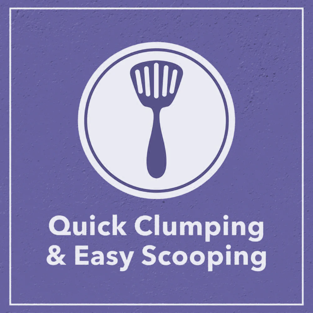 Scoopy Quick Clumping Lavender Scented Litter with Skatrs Litter Tray and Scooper for Cats - Image 5