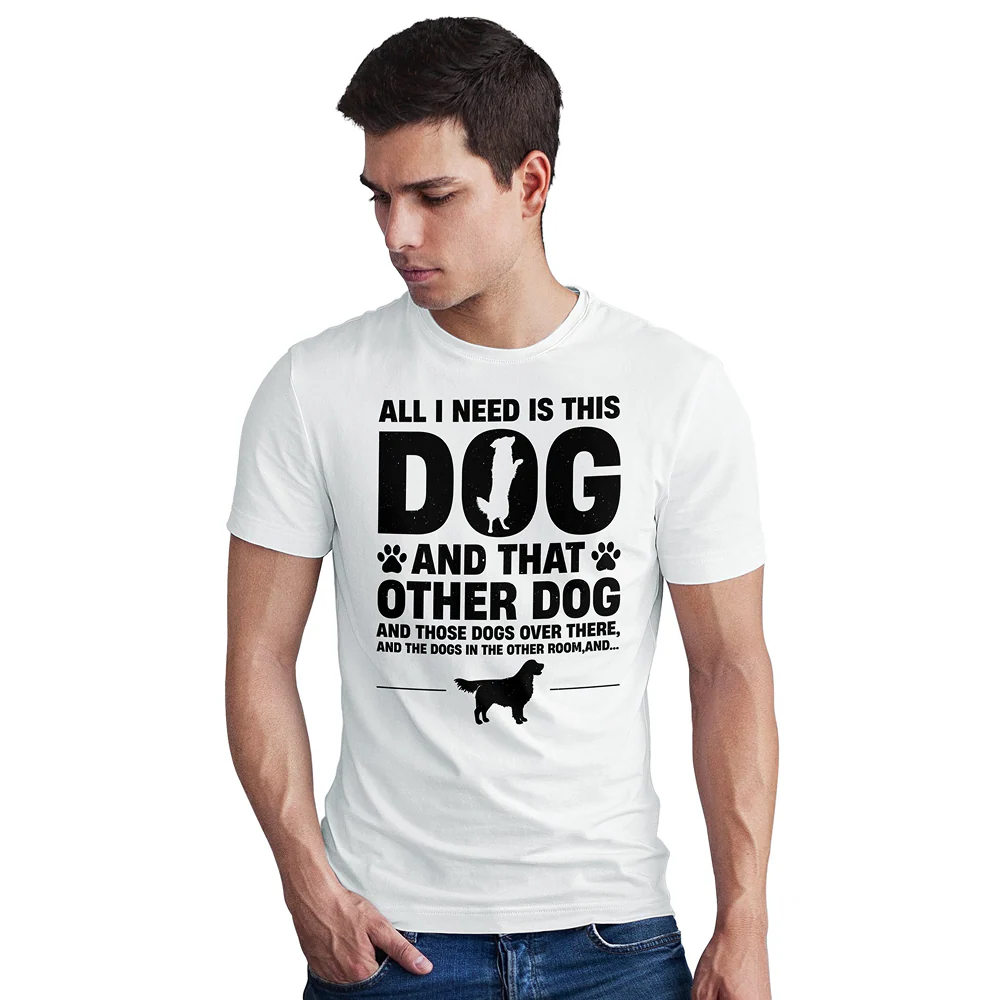 Seek Buy Love All I Need is More Dogs Tee (White) - Image 4