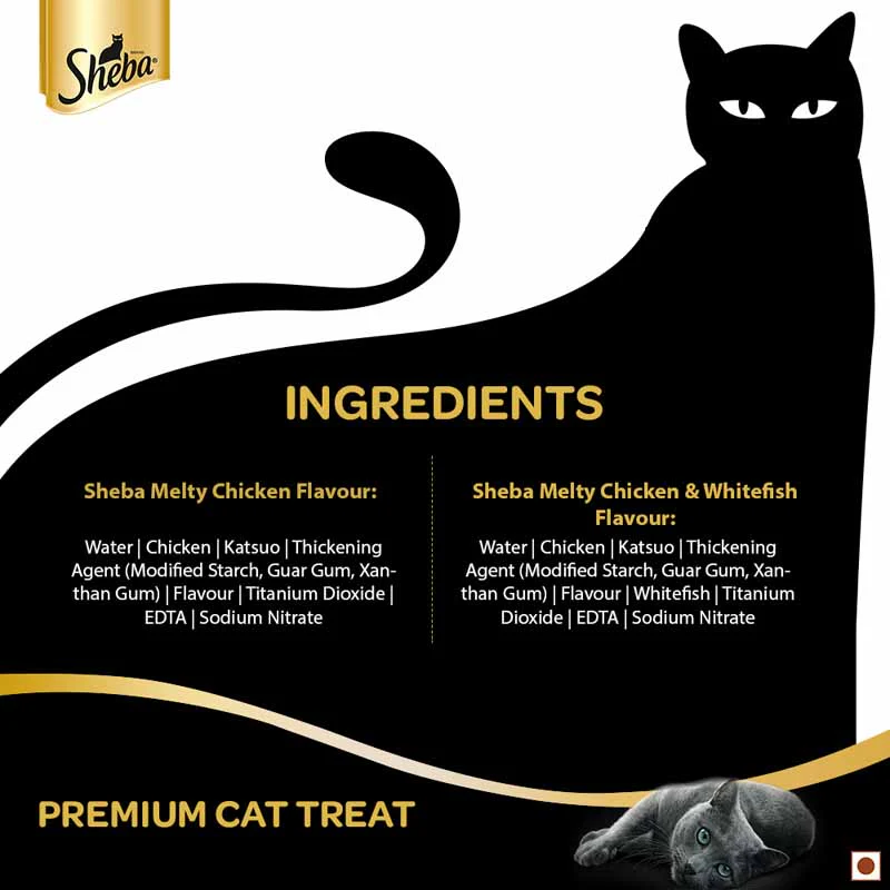 Sheba Chicken & Chicken Whitefish Sasami Selection Melty Premium Cat Treats - Image 19