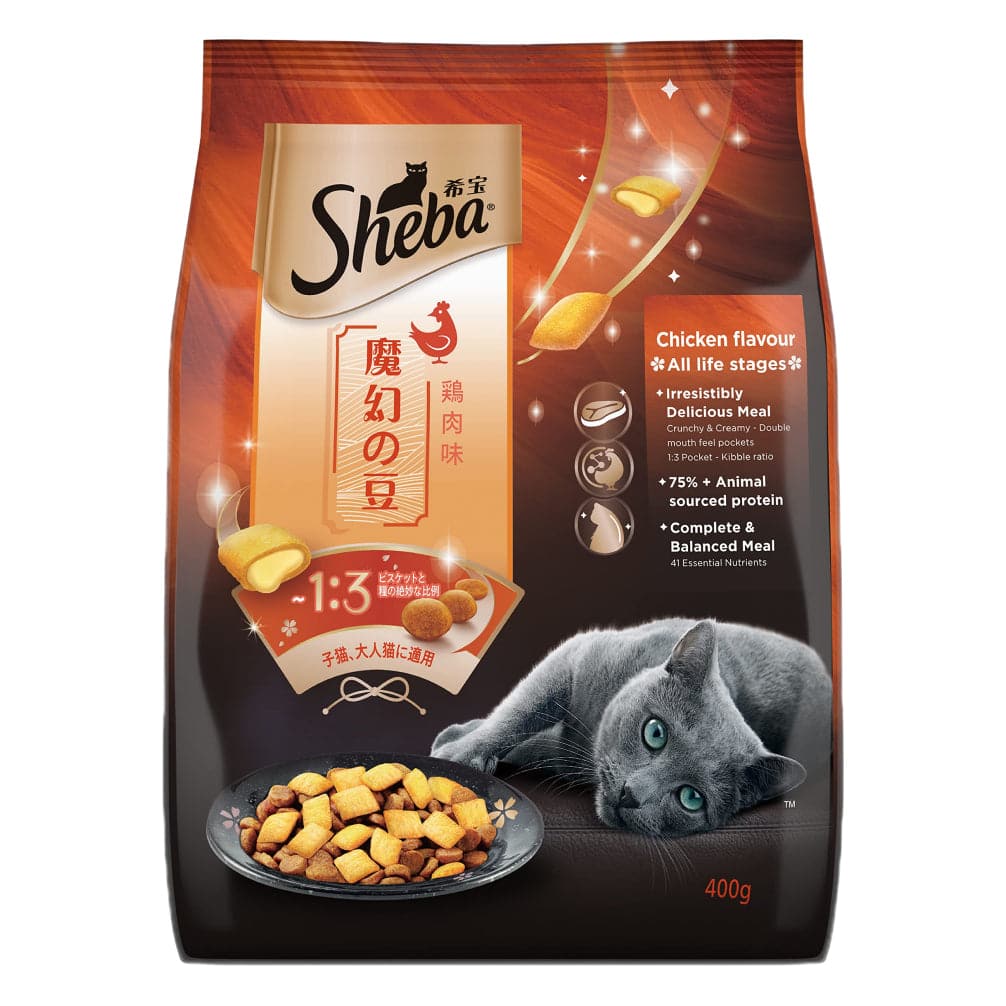 Sheba Chicken Flavour Irresistible All Life Stage Cat Dry Food - Image 2