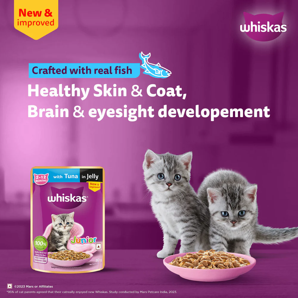Sheba Chicken Loaf and Whiskas Tuna in Jelly Kitten Cat Wet Food Combo - Image 15