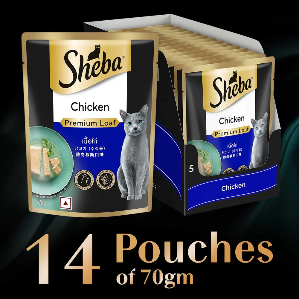 Sheba Chicken Loaf Rich Premium Adult Fine Cat Wet Food - Image 16