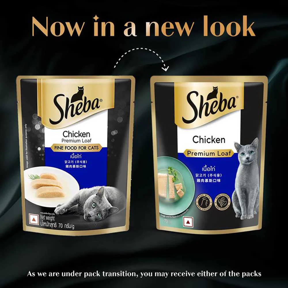 Sheba Chicken Loaf Rich Premium Adult Fine Cat Wet Food - Image 2