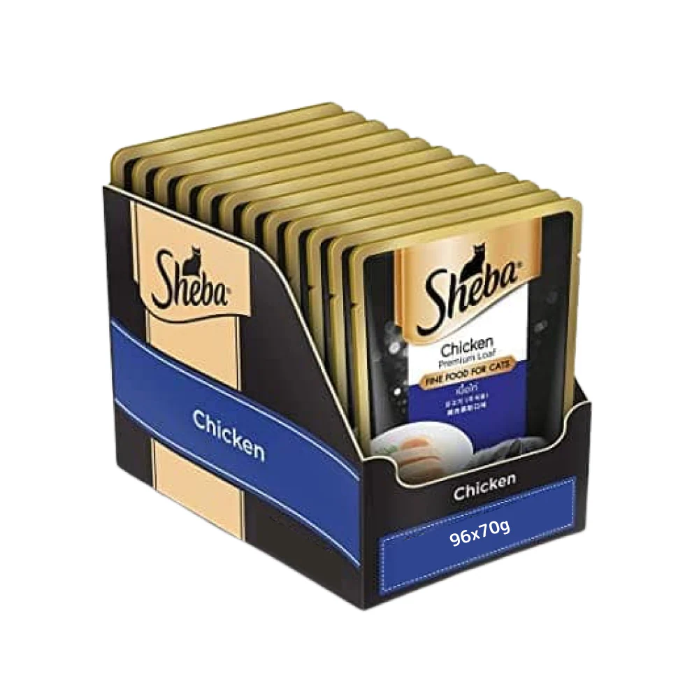 Sheba Chicken Loaf Rich Premium Adult Fine Cat Wet Food - Image 12