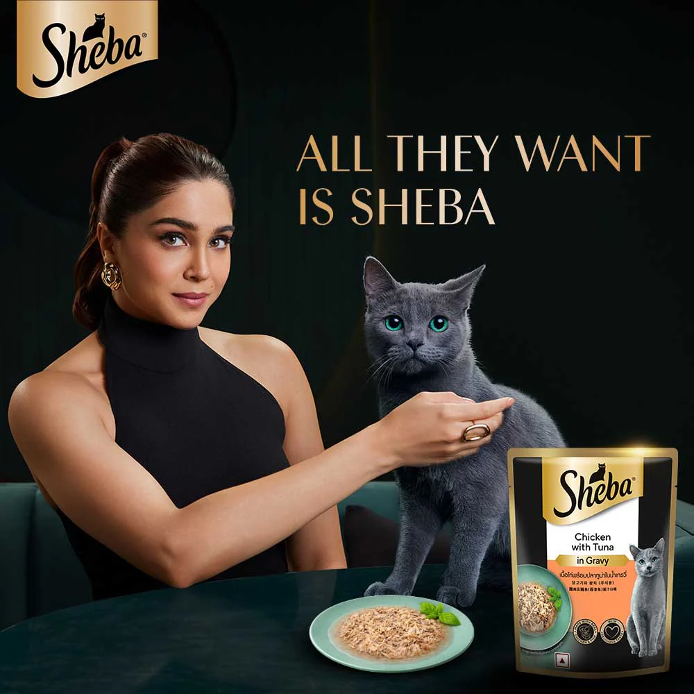 Sheba Chicken With Tuna In Gravy Rich Premium Adult Fine Cat Wet Food - Image 3
