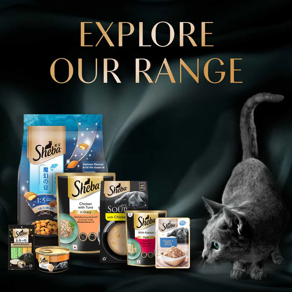 Sheba Chicken With Tuna In Gravy Rich Premium Adult Fine Cat Wet Food - Image 14