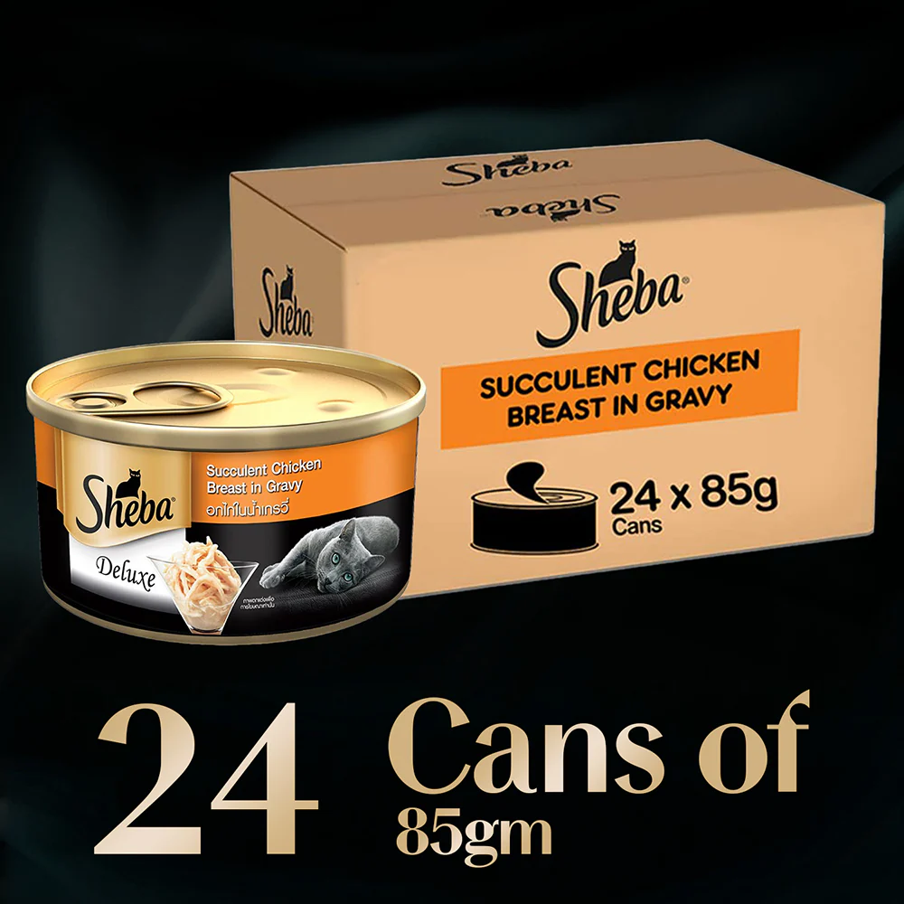 Sheba Complete Nutrition Succulent Chicken Breast In Gravy Cat Wet Food - Image 15
