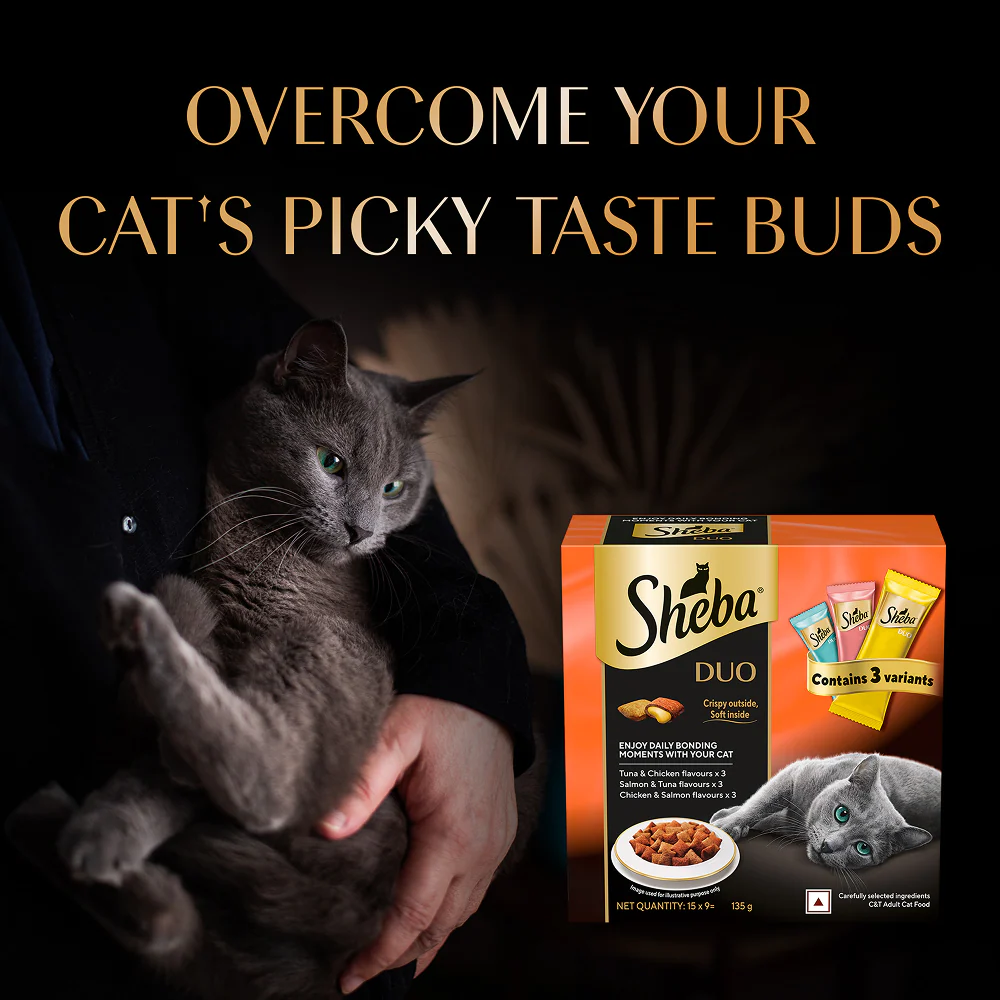 Sheba Duo Tuna & Chicken, Salmon & Tuna, Chicken & Salmon Crunchy Adult Cat Treats - Image 10