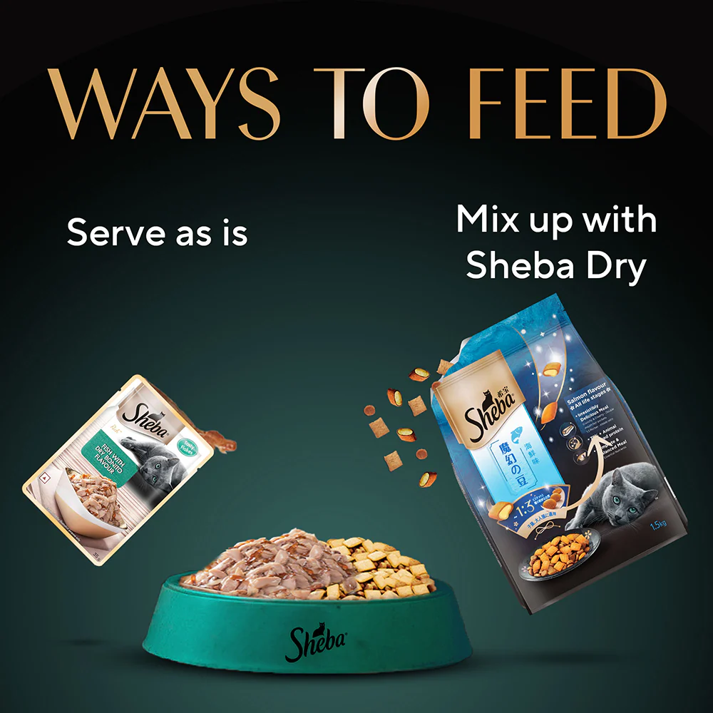 Sheba Fish with Dry Bonito Flake Premium Cat Wet Food - Image 7