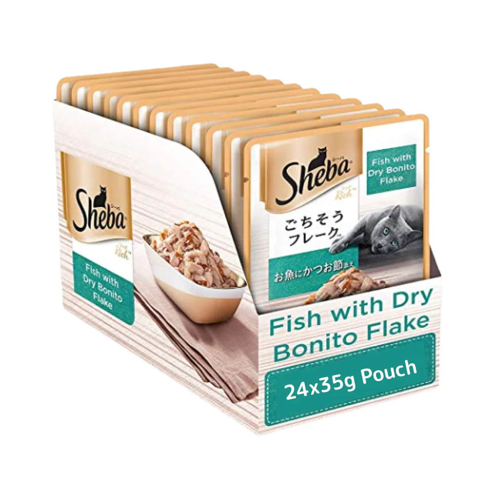 Sheba Fish with Dry Bonito Flake Premium Cat Wet Food - Image 15
