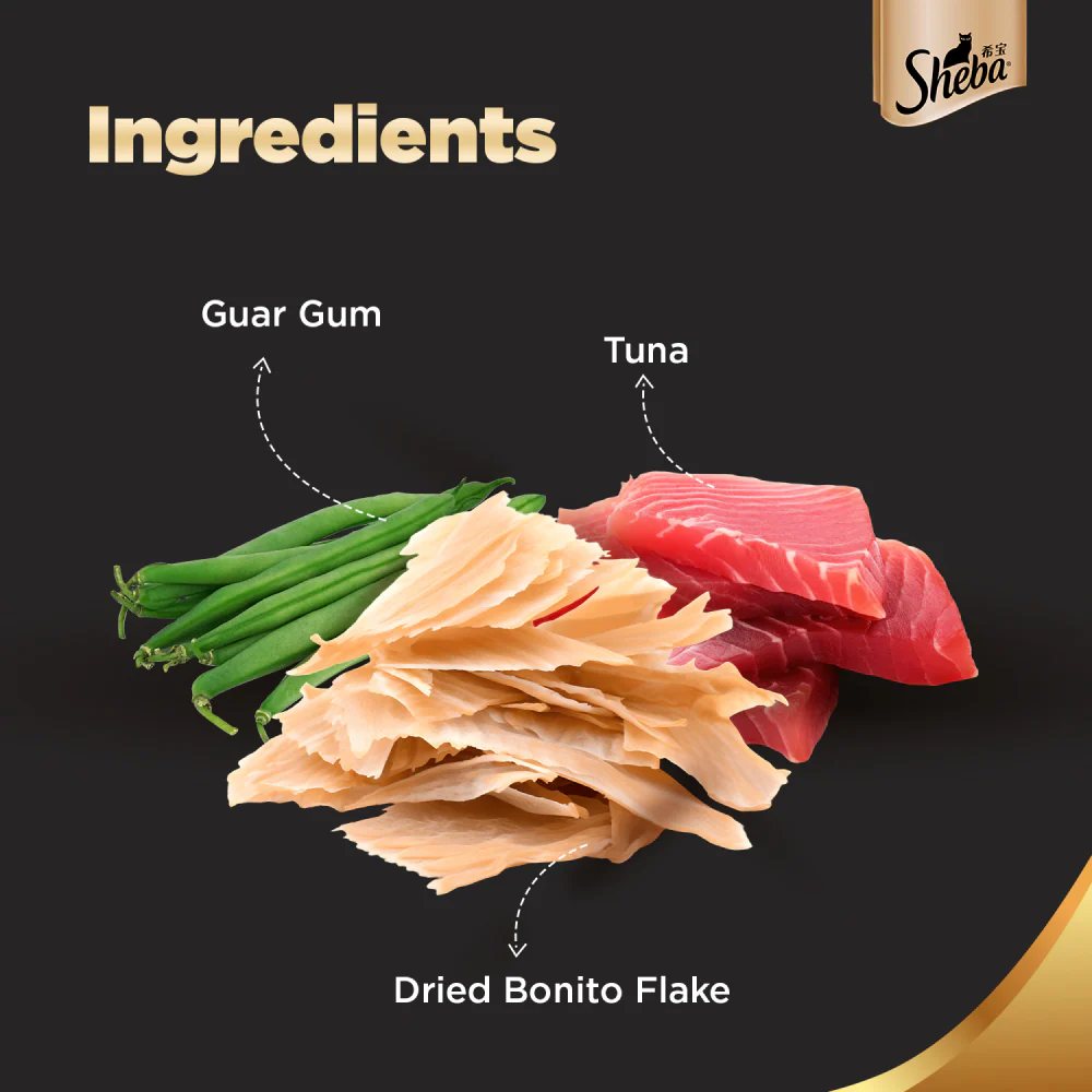 Sheba Fish with Dry Bonito Flake Premium Cat Wet Food - Image 4