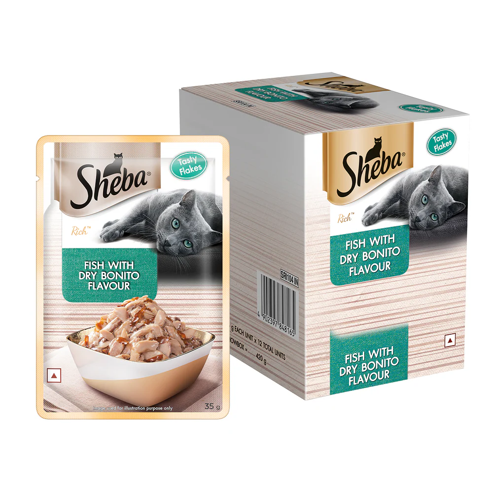 Sheba Fish with Dry Bonito Flake Premium Cat Wet Food - Image 16