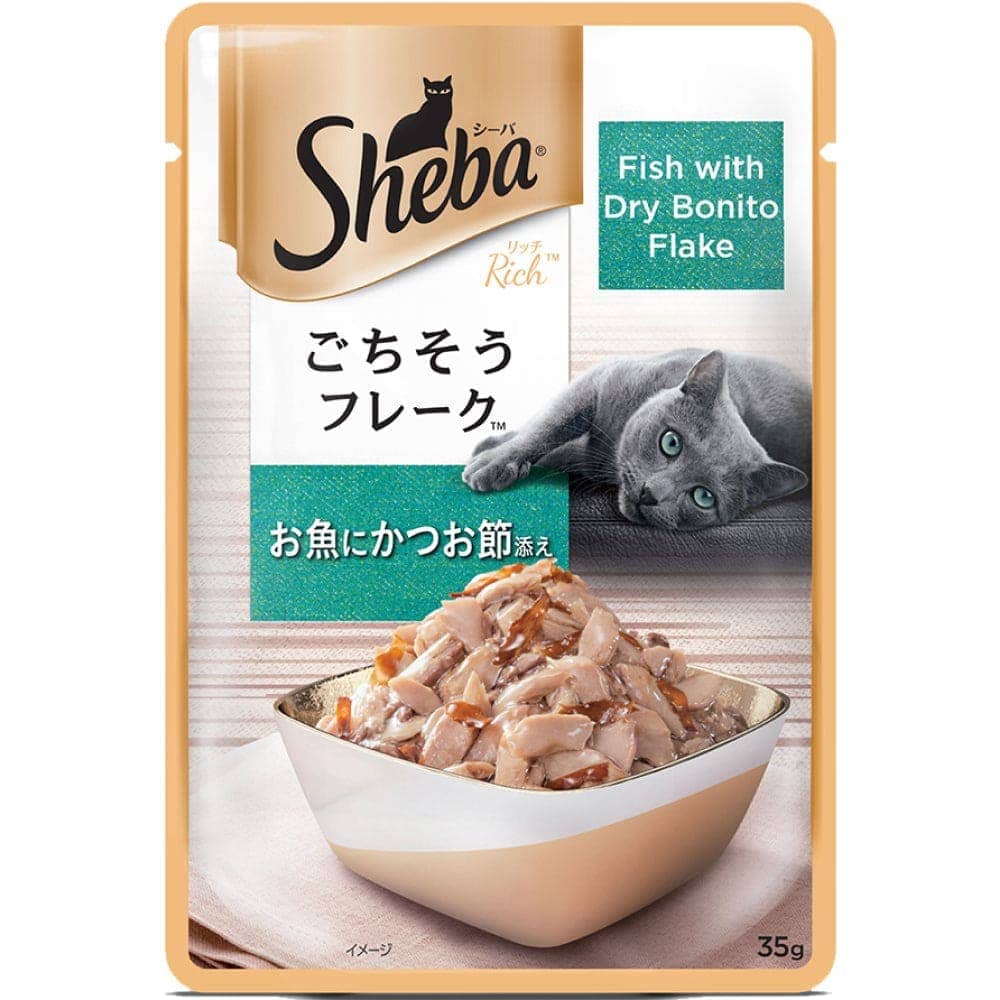 Sheba Fish with Sasami & Fish with Dry Bonito Flake Cat Wet Food Combo - Image 5