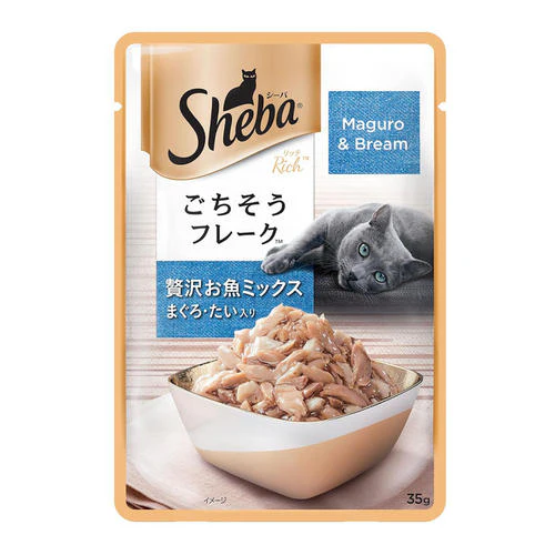 Sheba Maguro & Bream Fish Mix Premium Cat Wet Food - Image 2