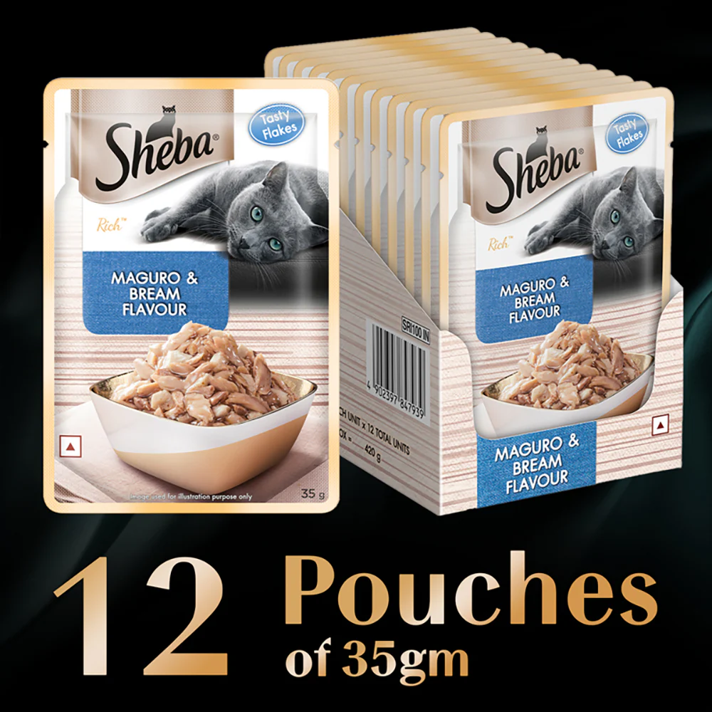 Sheba Maguro & Bream Fish Mix Premium Cat Wet Food - Image 15