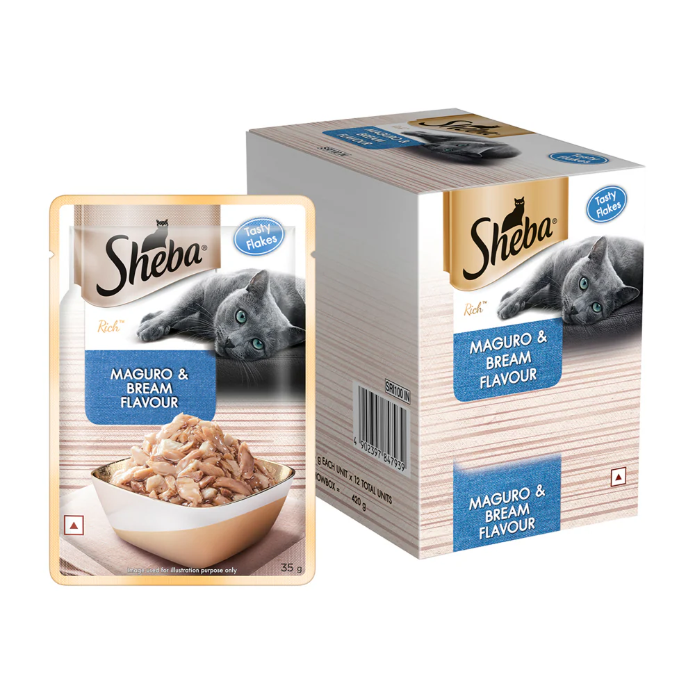 Sheba Maguro & Bream Fish Mix Premium Cat Wet Food - Image 17