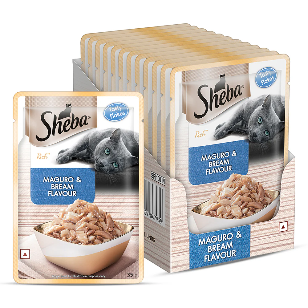 Sheba Maguro & Bream Fish Mix Premium Cat Wet Food - Image 17