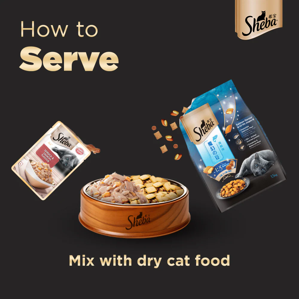 Sheba Maguro & Bream Fish, Skipjack & Salmon Fish and Fish with Sasami Mix Premium Cat Wet Food Combo - Image 16
