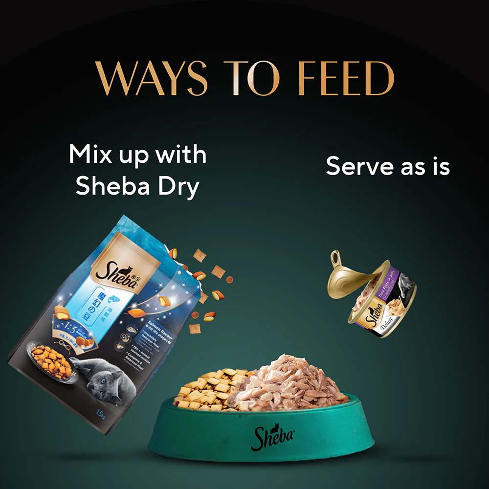 Sheba Pure Tuna Filets in Jelly Premium Cat Wet Food - Image 11