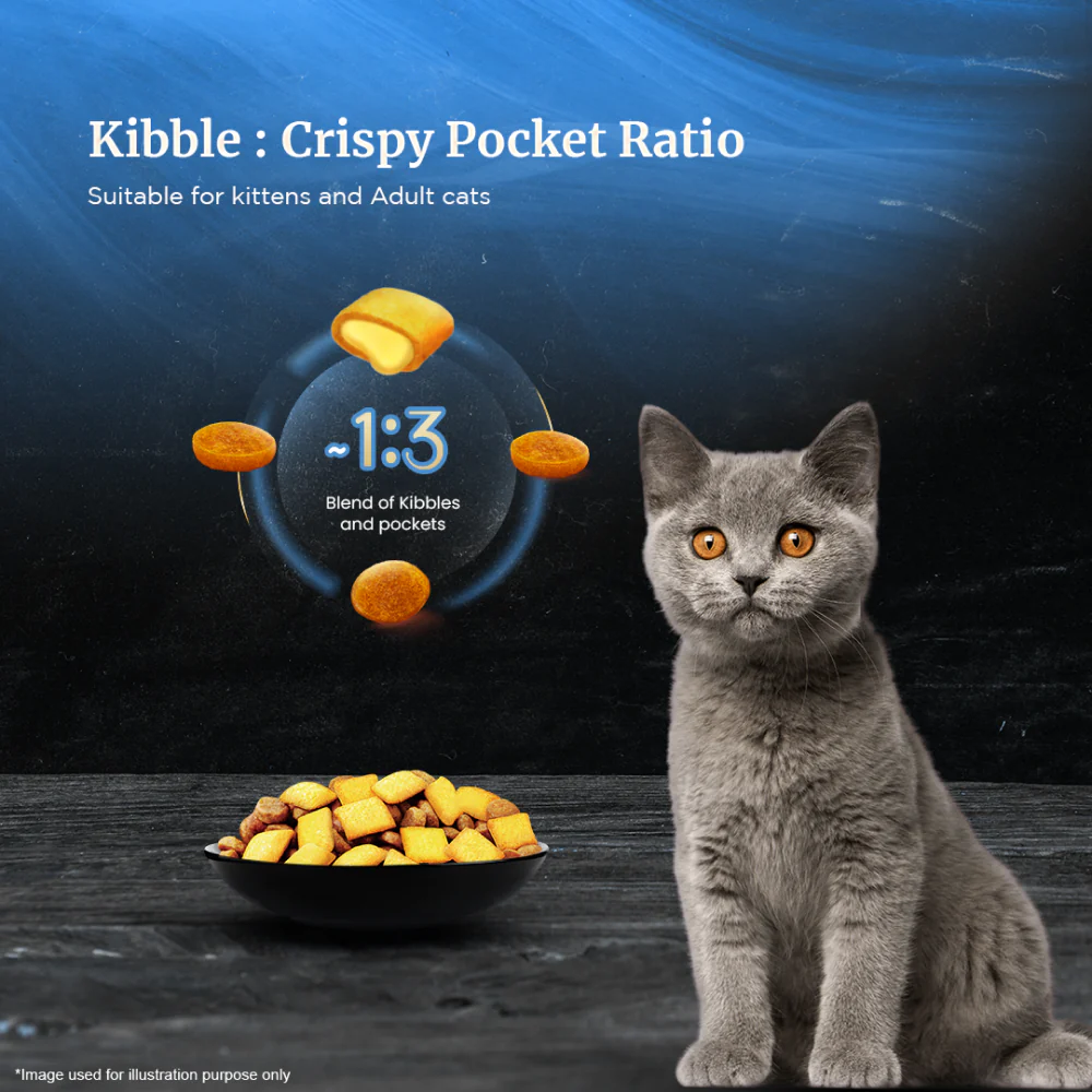 Sheba Salmon Flavour and Chicken Flavour Irresistible All Life Stage Cat Dry Food Combo (Limited Shelf Life) - Image 4