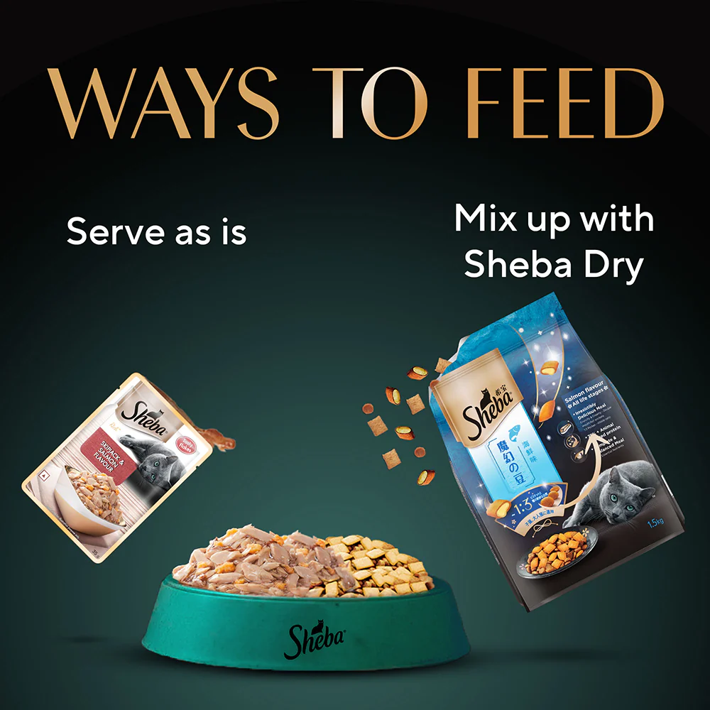 Sheba Skipjack & Salmon Fish Mix Cat Wet Food - Image 14