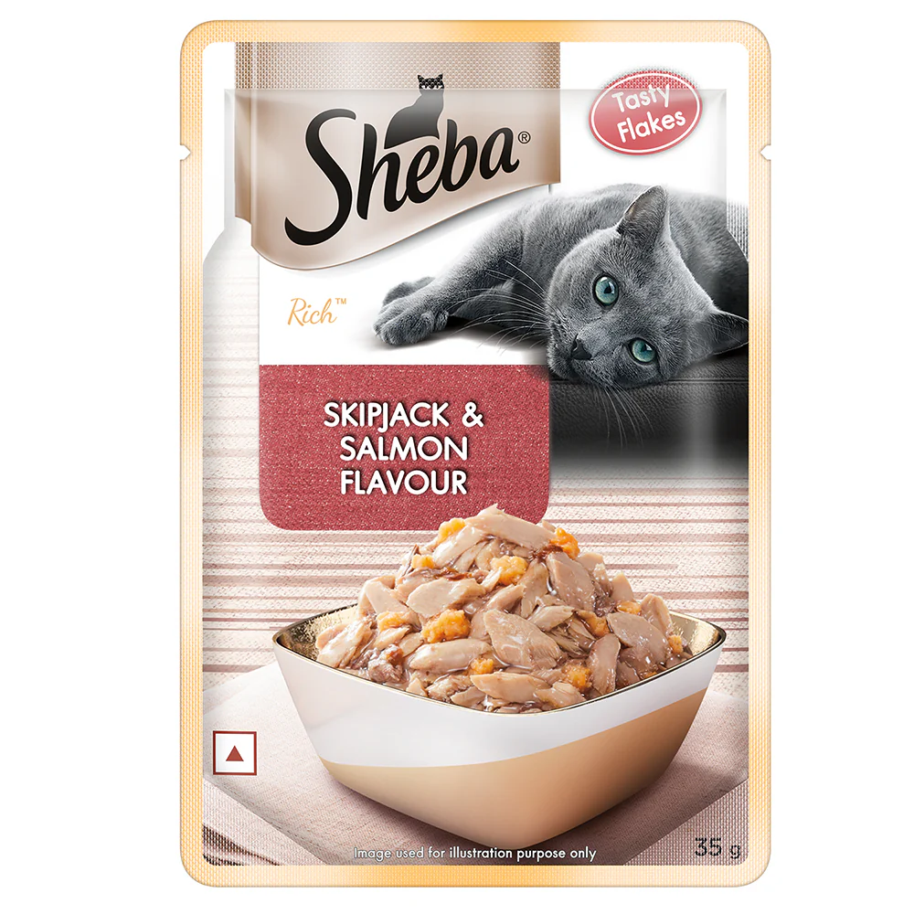 Sheba Skipjack & Salmon Fish Mix Cat Wet Food - Image 26