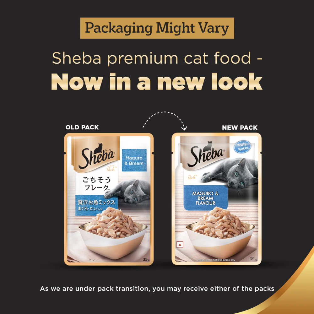Sheba Skipjack & Salmon, Fish with Sasami and Maguro & Bream Fish Mix Premium Cat Wet Food Combo - Image 10