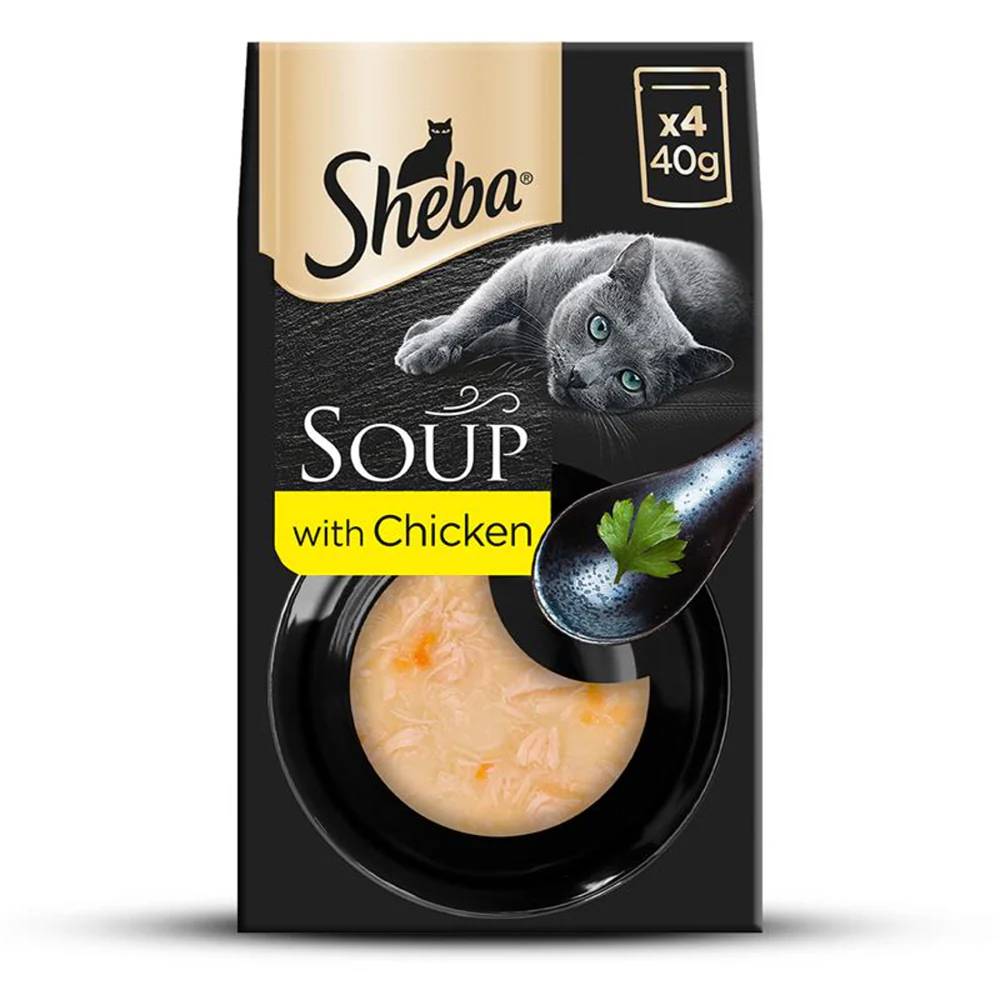 Sheba Soup with Chicken Adult Cat Wet Food - Image 19