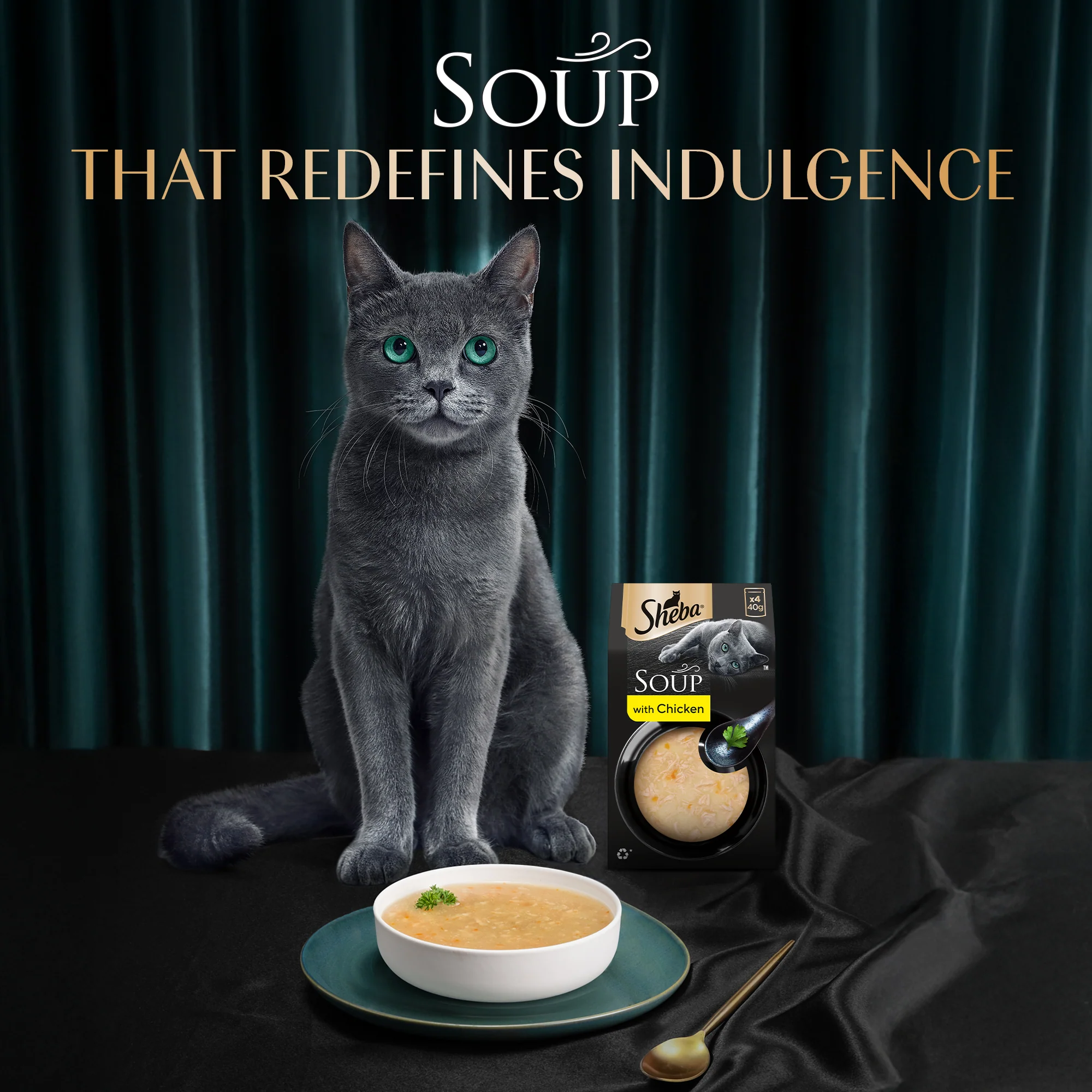Sheba Soup with Chicken Adult Cat Wet Food - Image 10
