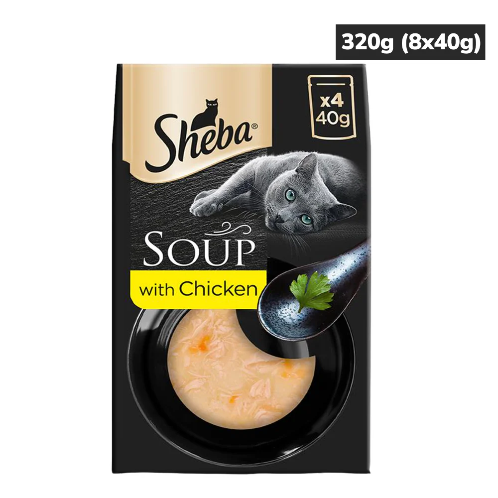 Sheba Soup with Chicken Adult Cat Wet Food - Image 17