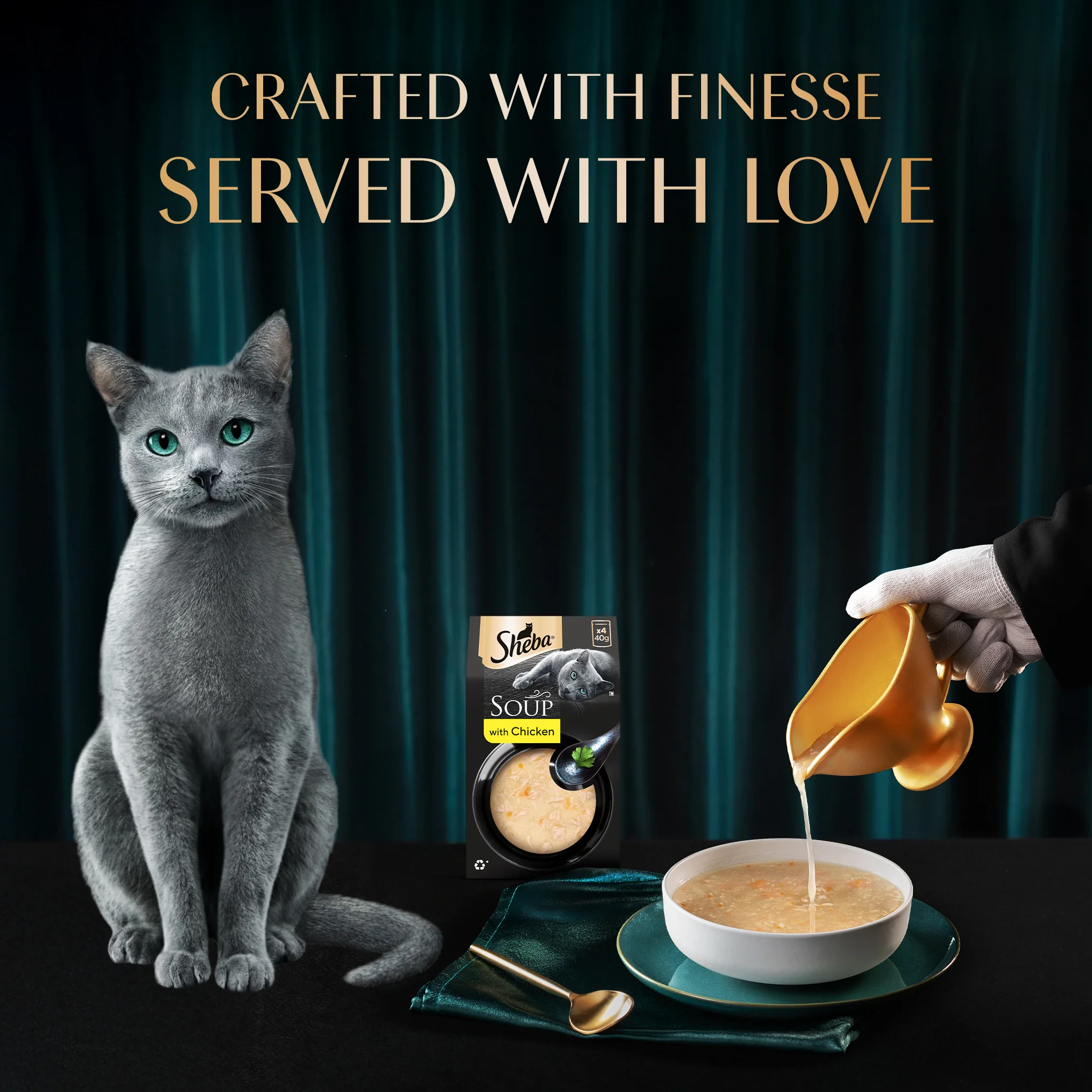 Sheba Soup with Chicken Adult Cat Wet Food - Image 5