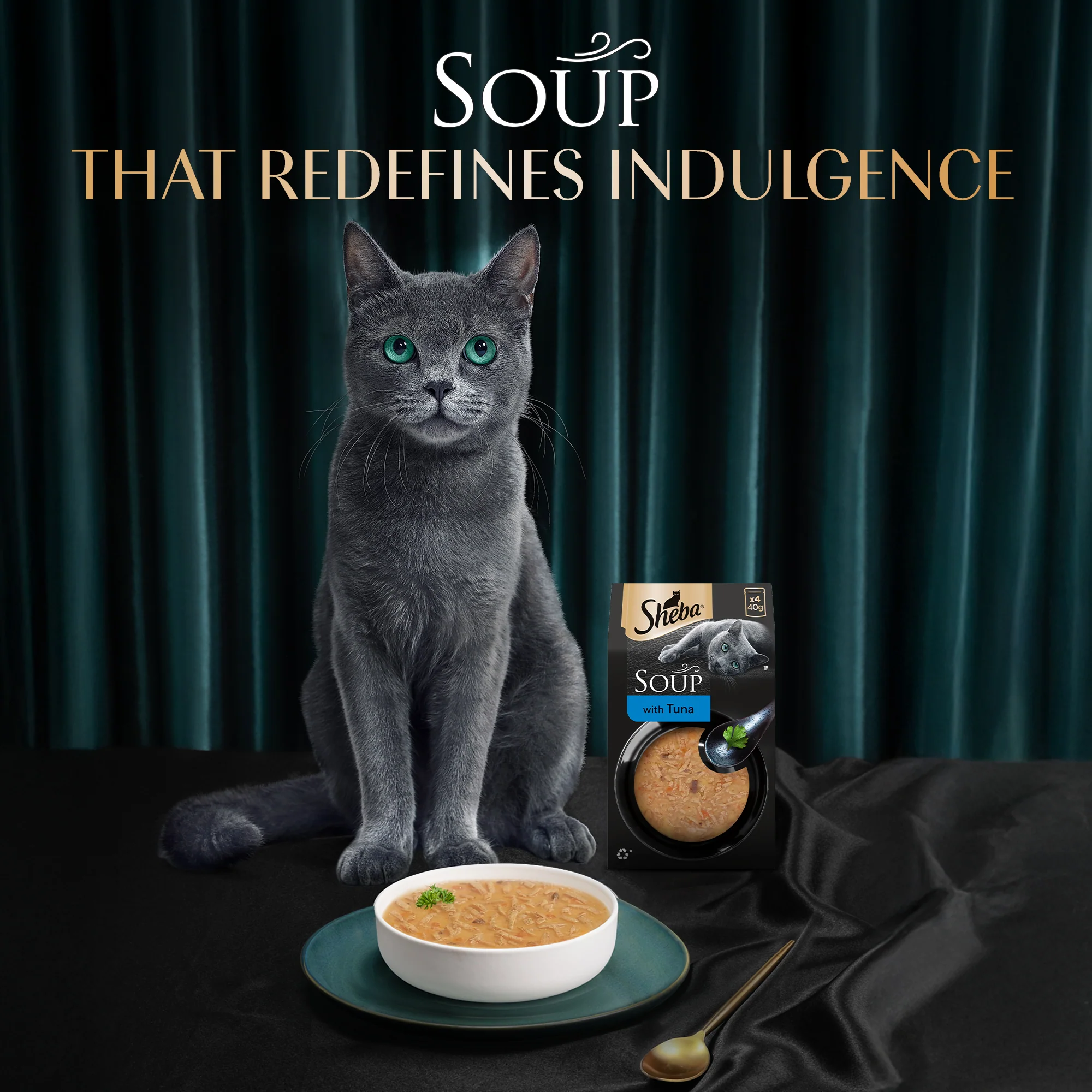 Sheba Soup with Tuna Adult Cat Wet Food - Image 10