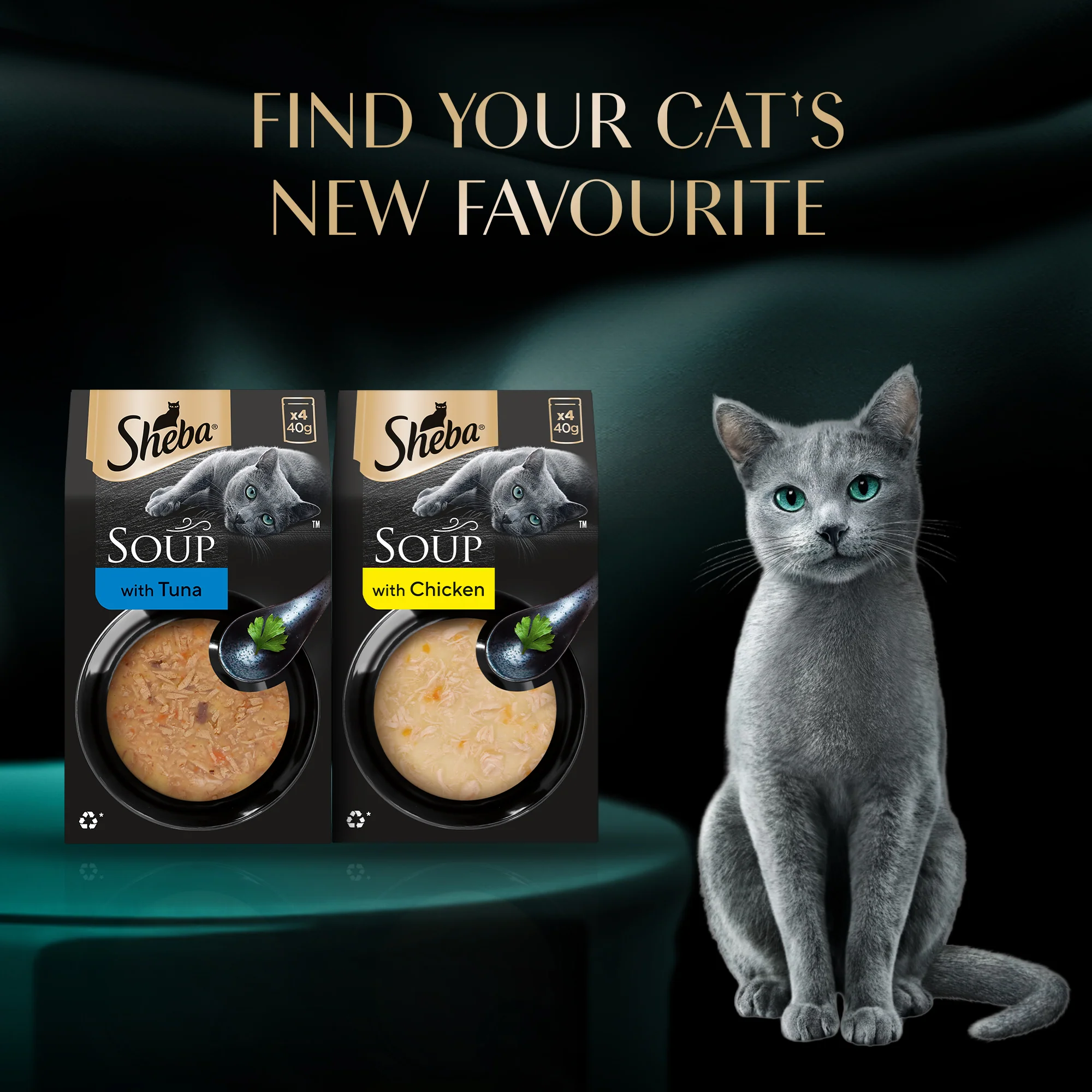 Sheba Soup with Tuna Adult Cat Wet Food - Image 14