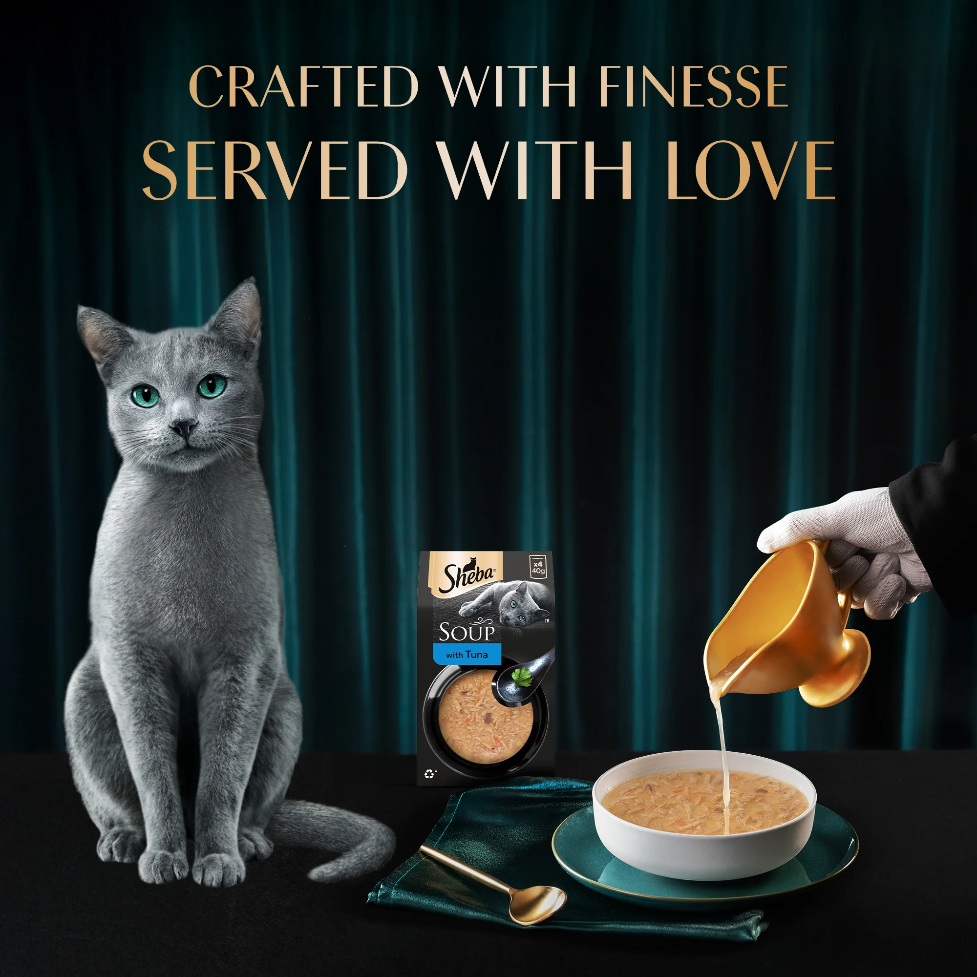 Sheba Soup with Tuna Adult Cat Wet Food - Image 5